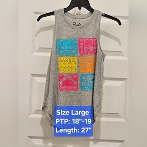 Barbie Malibu Day Of The Dead Tank Top, NWOT, Size Large